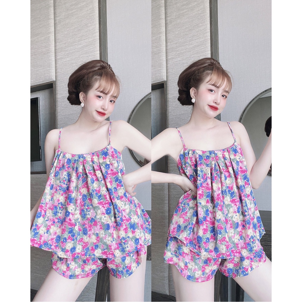 Đồ ngủ nữ, đồ ngủ sexy nữ hai dây gợi cảm bigsize chất mango siêu mát dưới 70kg .