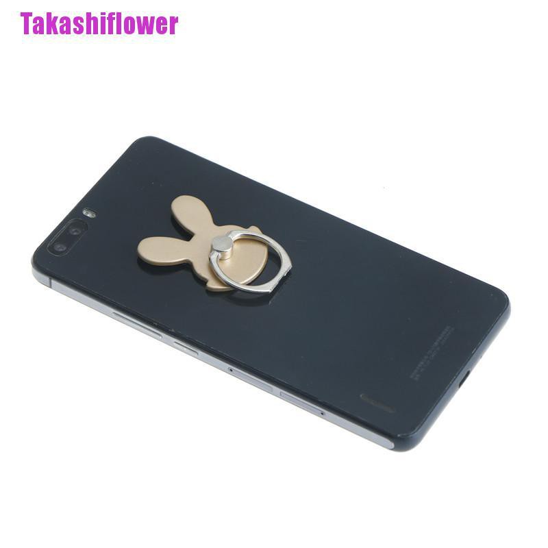 Vòng Đeo Tay Giữ Điện Thoại Hình Thỏ Dễ Thương Xoay 360 Độ