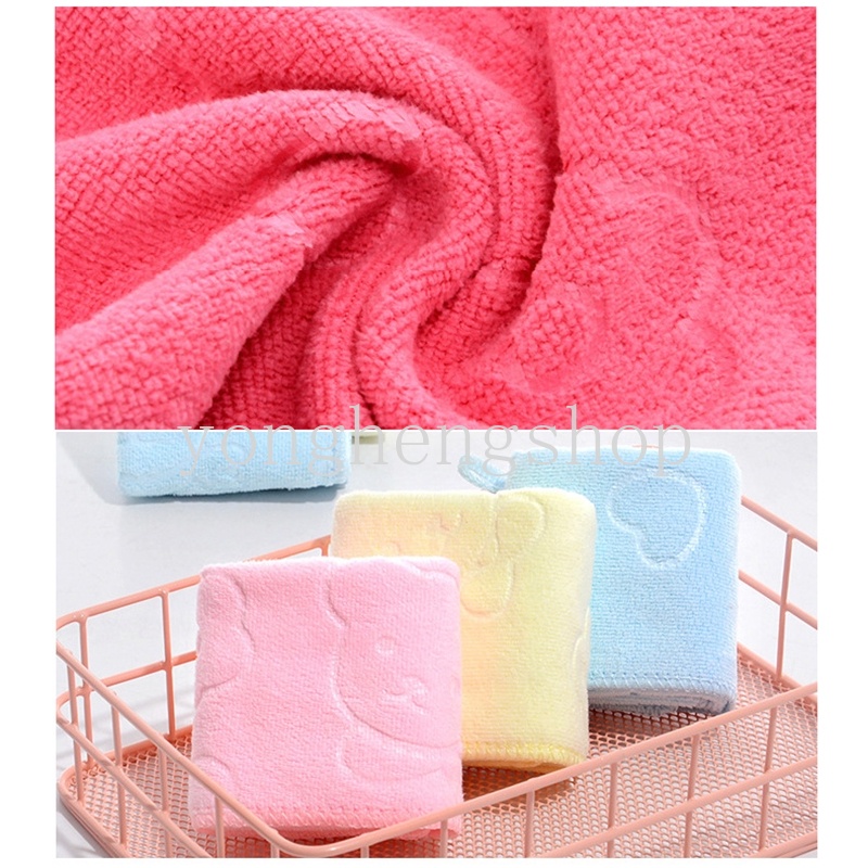 Khăn Lau Mặt Mini Hình Vuông Bằng Sợi Microfiber Mềm Mại Thân Thiện Với Làn Da Thấm Hút Nước Đa Năng