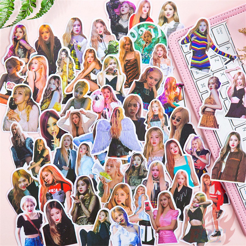 ❉ Hình Dán BLACKPINK ❉ Miếng Dán Trang Trí Thời Trang Chống Nước DIY Hình SuperGirl Superstar JISOO JENNIE ROSÉ LISA