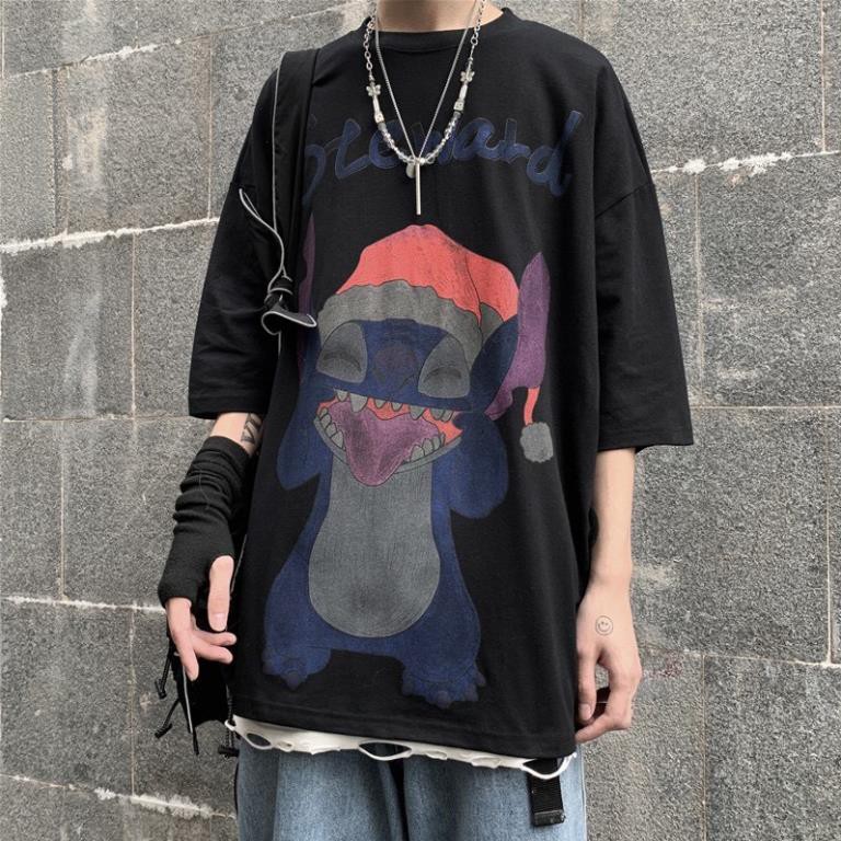 Áo Thun Cộc Tay Nam Nữ Unisex Form Rộng, Áo Phông Cộc Tay In Hinh Sticks Cá Tính, Hàng Có Sẵn | BigBuy360 - bigbuy360.vn