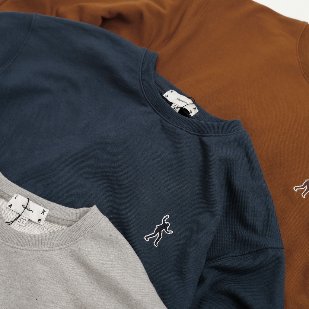 Áo Sweater Nỉ Tate Logo Nhỏ 100% Cottons Form Rộng Nhiều Màu | BigBuy360 - bigbuy360.vn