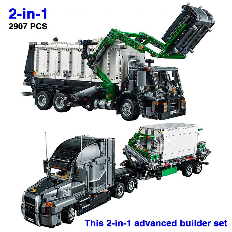 Đồ chơi Lắp ghép Mô hình NewTechnic Car Set Mack Big Truck Đầu Kéo Hiện Đại