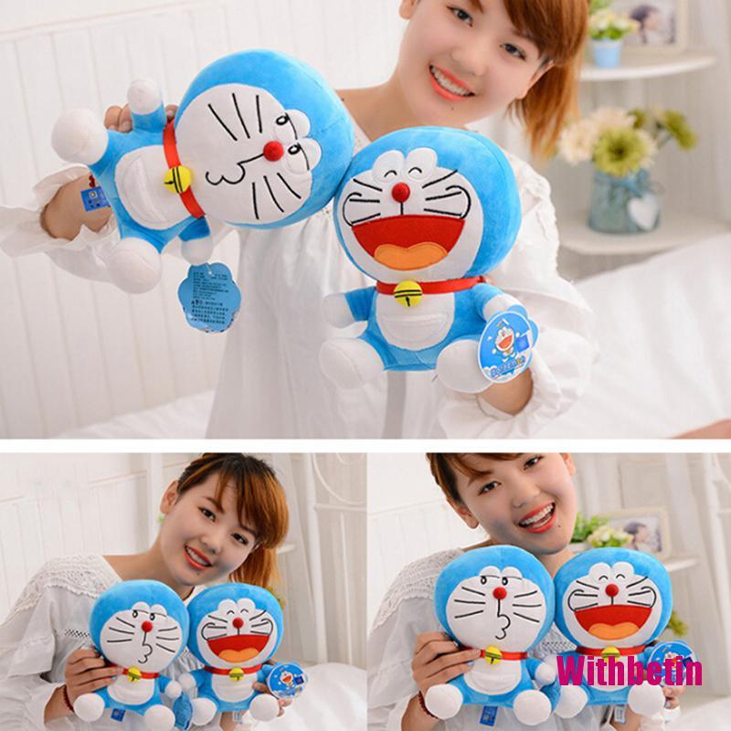 1 Búp Bê Nhồi Bông Đồ Chơi Hình Doraemon Đáng Yêu