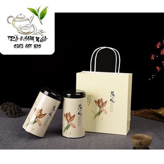 Hộp đựng trà, hũ đựng trà, lọ đựng thảo mộc khô và cafe (sen, mai thép) - Trà Thái Nguyên Phạm Nga