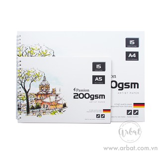 [ARBAT] Sổ vẽ sketchbook Passion 200gsm