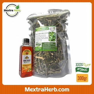 COMBO SỨC KHỎE: Trà Xương Khỉ MEXTRA HERB (Túi 300g) và Mật ong cà phê 100% nguyên chất HANI HONEY (Chai 200ml)