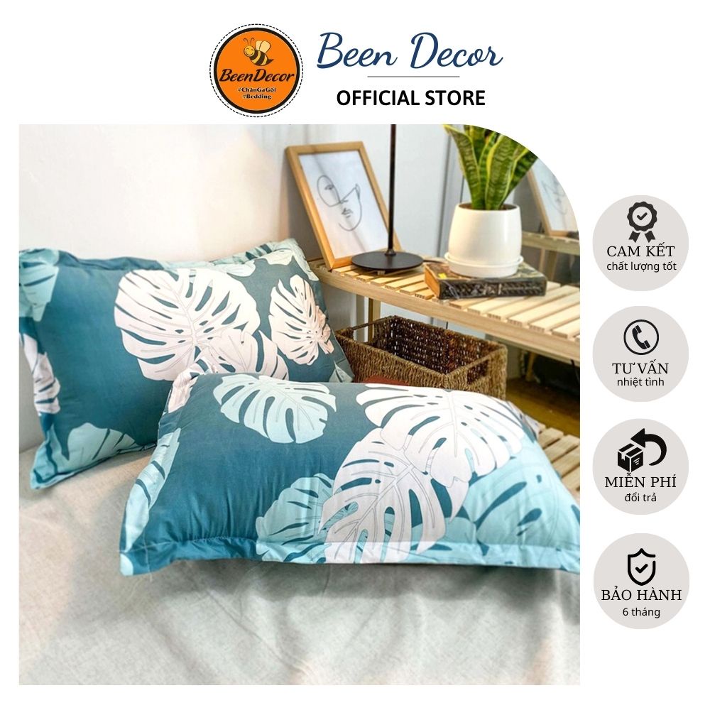 Vỏ gối nằm Poly Cotton - Áo gối màu sắc tươi sáng - Ga gối BeenDecor