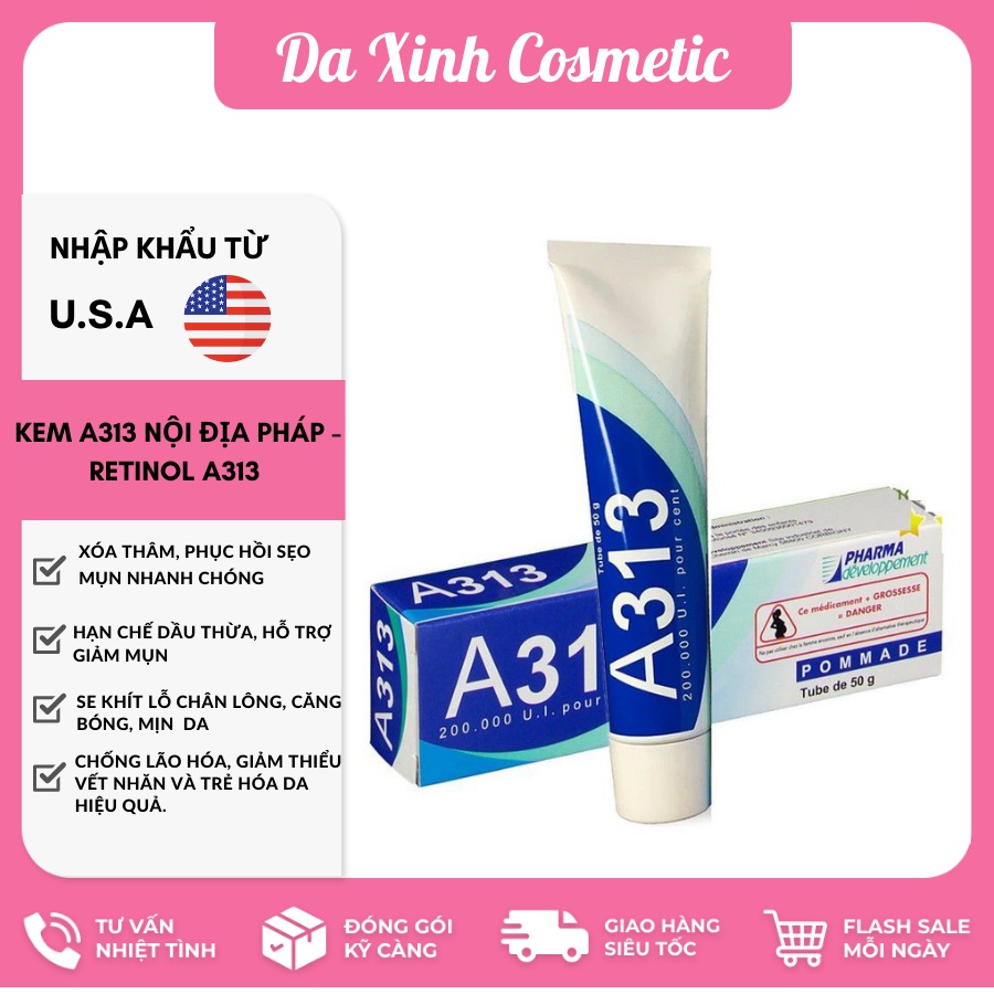 (HÀNG CHUẨN AUTHENTIC) KEM A313 NỘI ĐỊA PHÁP - RETINOL A313 | BigBuy360 - bigbuy360.vn