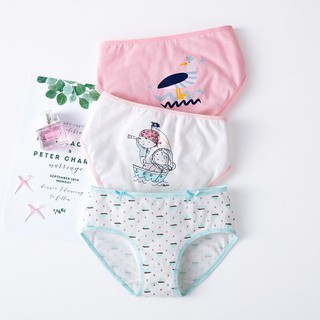 Quần chip tam giác cho bé gái 6-12 tuổi - Set 3 chiếc