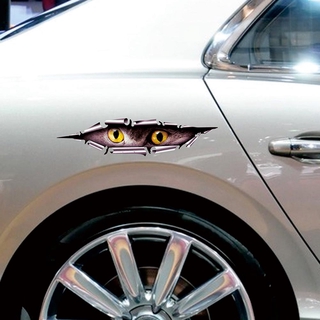 Decal dán trang trí hình đôi mắt 3D cho xe hơi