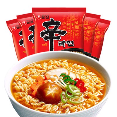 Mì Cay Hàn Quốc, Mì Cay Nongshim, Mì Shin Ramyun Lốc 5 Gói 120gr | BigBuy360 - bigbuy360.vn
