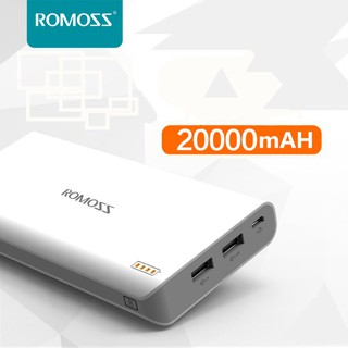 Pin sạc dự phòng Romoss sense6 20000mAh (Trắng)