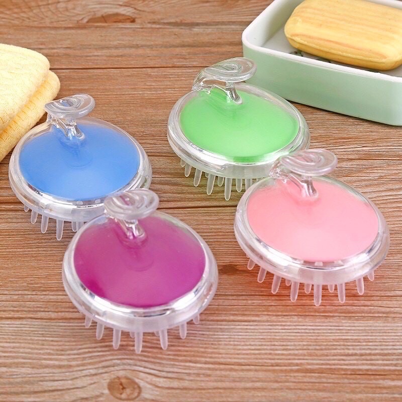 Lược massage da đầu - Lược gội đầu silicon Anvishop
