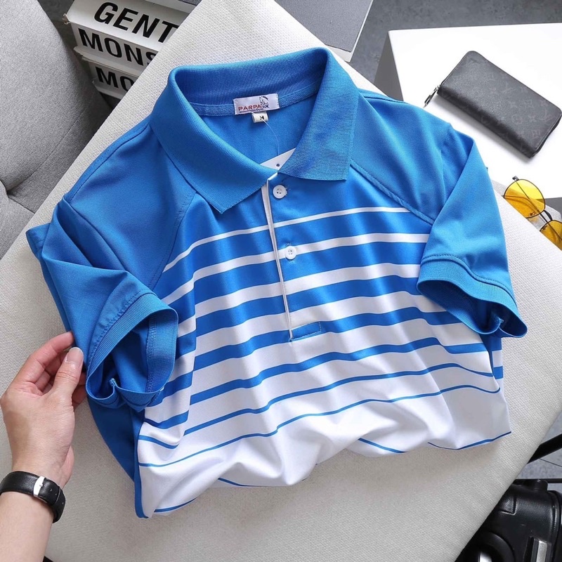 Áo Thun Nam ☘️  vải cá sấu poly 🍀 chất mát, độ bền và co giãn cao | BigBuy360 - bigbuy360.vn