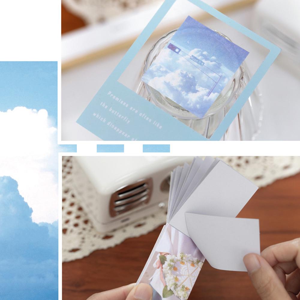 Bộ 50 Miếng Dán Hình Hoa Hướng Dương / Mặt Trăng / Bầu Trời Đầy Sao Dễ Thương Dùng Trang Trí Nhật Ký /