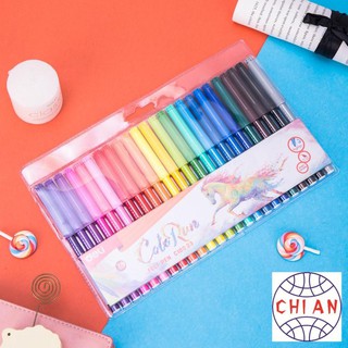 Bút màu nước 1.0mm Deli, 12 màu/18 màu/24 màu/hộp - EC10003/EC10013/EC10023 [Văn phòng phẩm Deli]