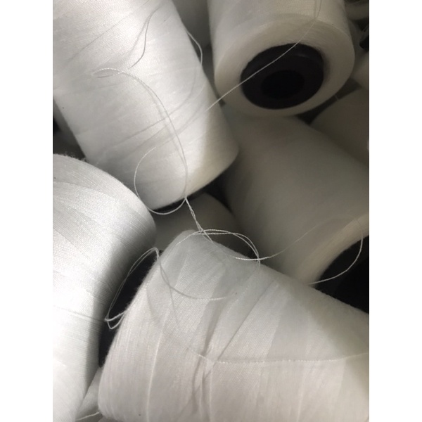 CHỈ COTONG TRẮNG sợi nhỏ