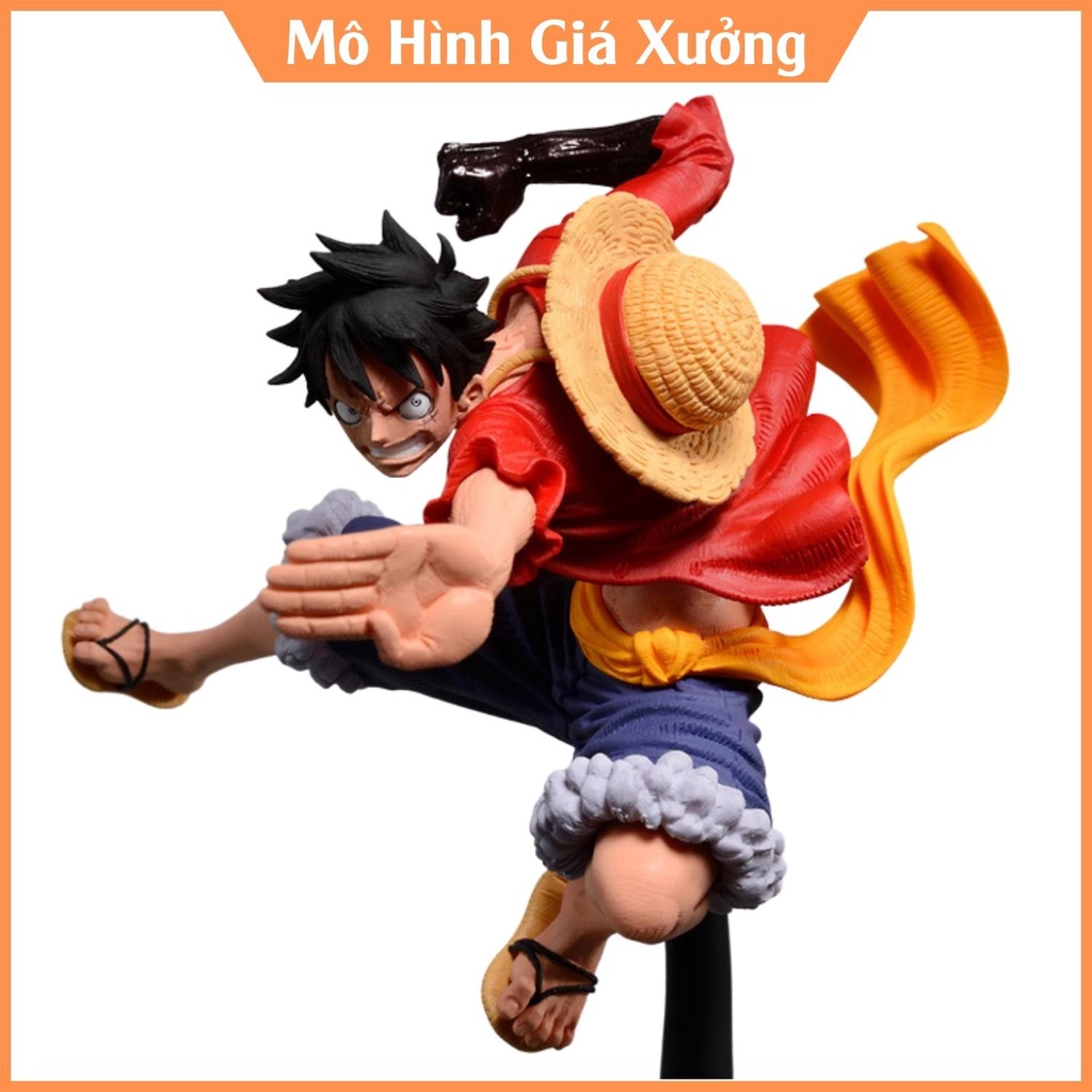 Mô hình Luffy mũ rơm One Piece sử dụng haki vũ trang Cao 20cm - Mô Hình Figure Monkey D.Luffy Vua Hải Tặc