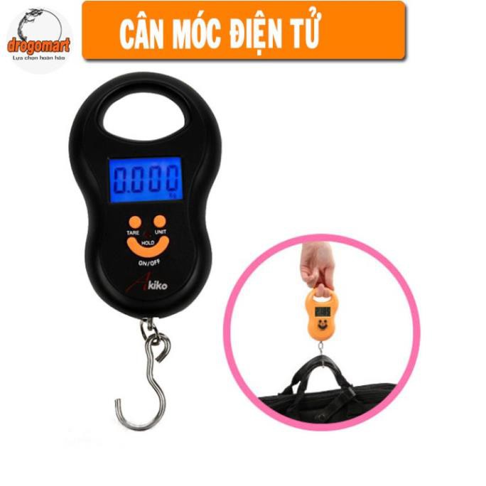 [ Siêu Rẻ ] CÂN MÓC ĐIỆN TỬ CẦM TAY ĐI CHỢ HÌNH MẶT CƯỜI - DG0320