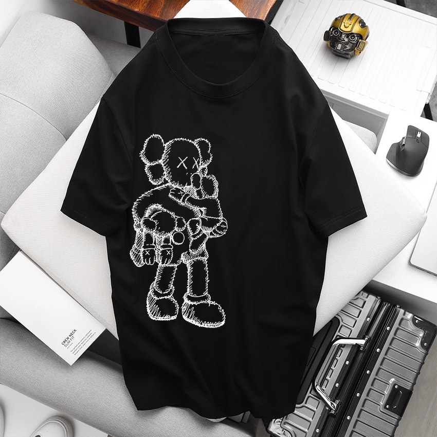 Áo thun thiết kế BEEBEE kaws-KAWS004 100% COTTON