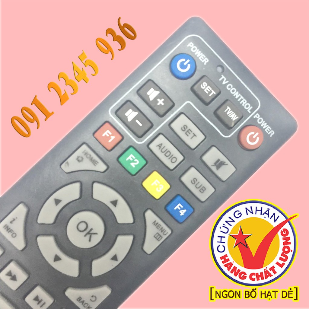 Điều khiển FPT đời 2015 "HÀNG ĐẸP" có "Học Lệnh'' cho đầu kỹ thuật số TvBox Android. (Mẫu số 1)