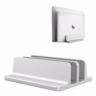 Đế dựng Macbook/ Surface/ iPad / Laptop giá đỡ kép hợp kim nhôm dạng đứng cho góc làm việc