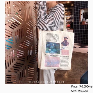 “Claude Monet” tote bag.
