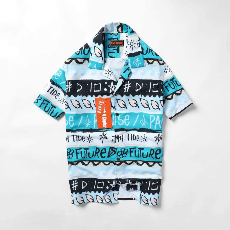 Áo sơ mi lụa cao cấp Brook N Kepler phong cách tươi trẻ, phóng khoáng 3349