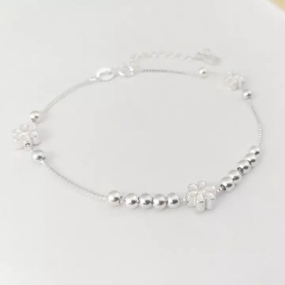 Lắc tay nữ Bạc Quang Thản, vòng tay nữ chất liệu bạc 925, kiểu lắc mềm đơn giản, thời trang phù hợp cho mọi lứa tuổi - H