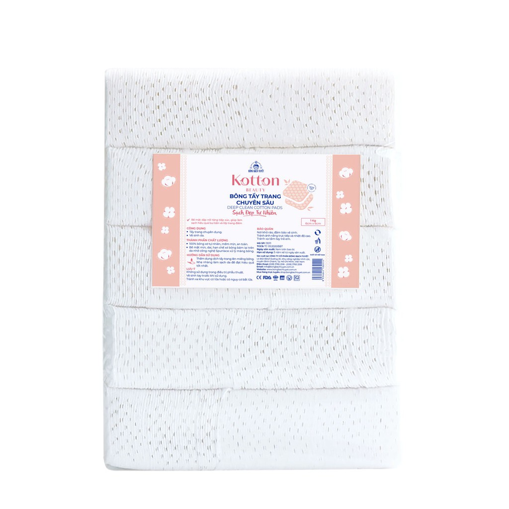 [Mã SRJULY1619 giảm 15K đơn 50K] [Mã SRJULY1215 giảm 20K đơn 50K] Bông tẩy trang merilynn hạt massage gói 1kg