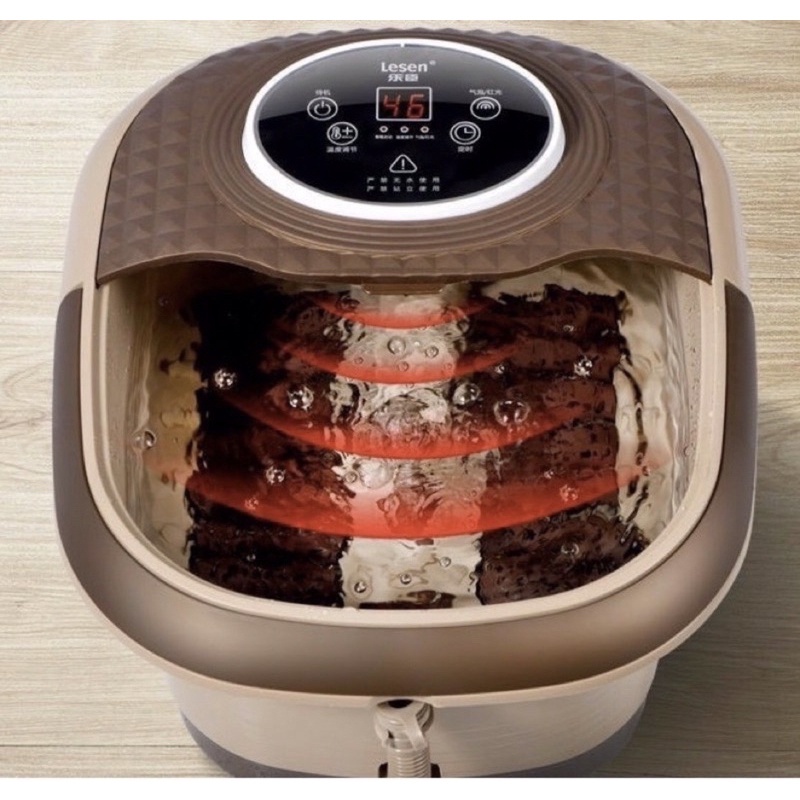 Máy Massage Chân, Bồn Ngâm Chân Lesen BẢN MỚI NHẤT Chính Hãng CÓ TIẾNG VIỆT, Làm Thư Giãn Đôi Chân Khỏe Mạnh