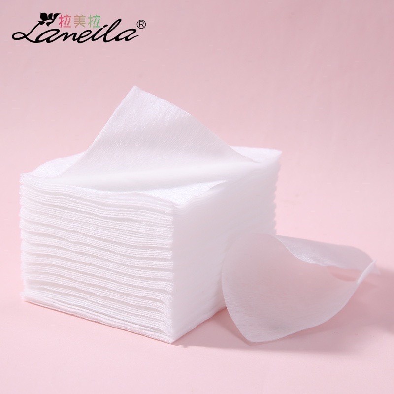 Bông Tẩy Trang Lameila Make Up Cotton 222 Miếng Siêu Mềm Mịn Chính Hãng