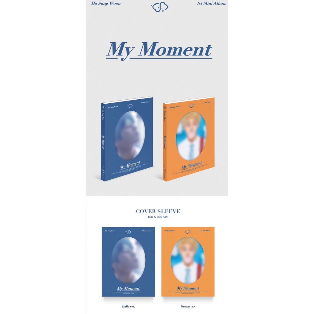 [Có sẵn] album rỗng My Moment - Ha Sungwoon