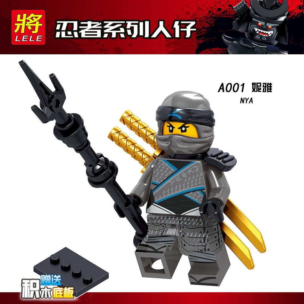 Minifigures Ninjago Các Mẫu Nhân Vật Harumi Samurai X Lya Lloyd Jay Kai Zane Cole Lele C001 C002 C003