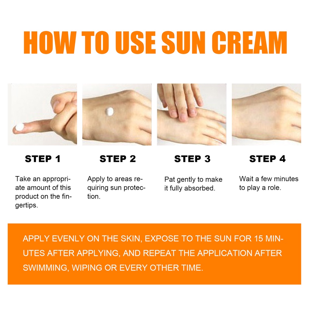 Kem Chống Nắng SPF 50 PA + + + Chiết Xuất Lô Hội 5.5% Dưỡng Ẩm Làm Trắng Da 40ml