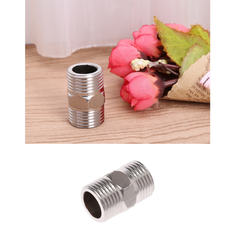 Núm Vú Lục Giác Bằng Thép Không Gỉ SS304 NPT 1 / 2 &quot;Male x 1 / 2&quot; Male