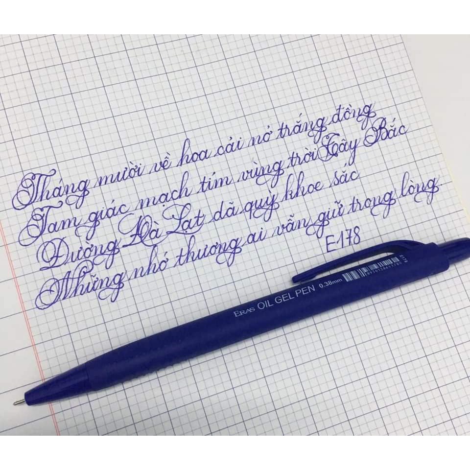 Hôp 20 Cây Bút Bi Tam Giác 0.5mm Eras E178