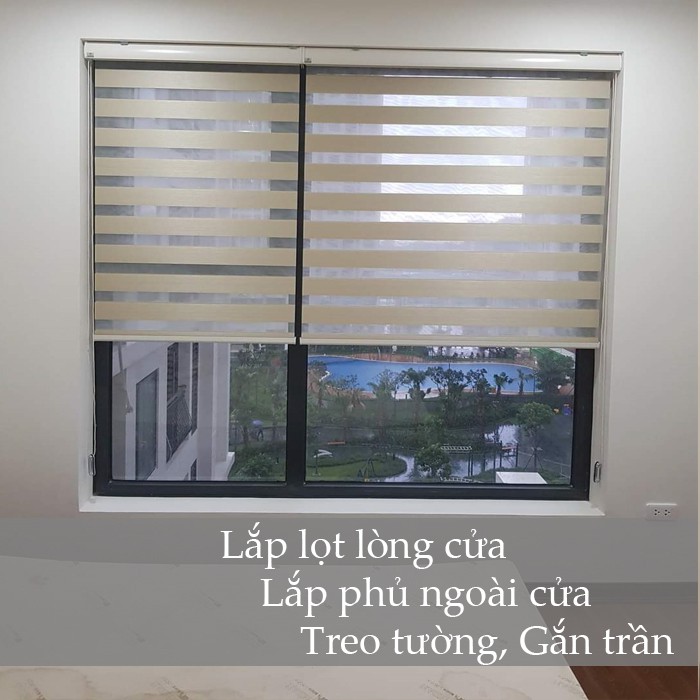 Rèm cuốn cầu vồng hàn quốc (Hàng có sẵn, Nhận cắt kích thước khác)