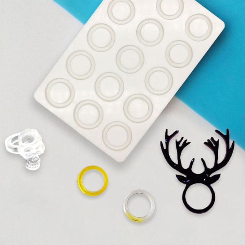 Khuôn silicone làm trang sức nhiều kích cỡ<br>
