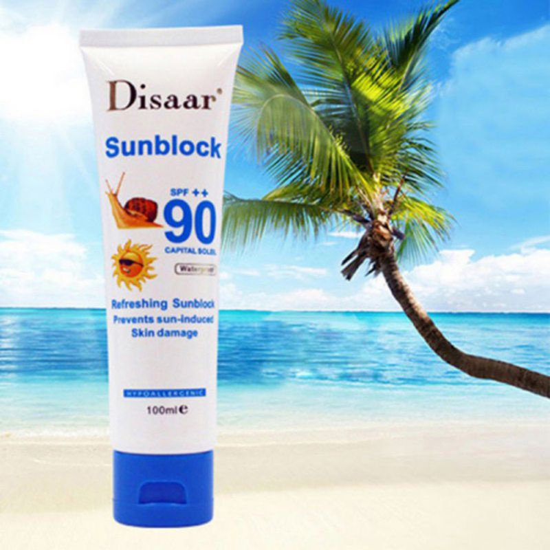 Kem Chống Nắng Ốc Sên SPF90PA++ Kháng Nước Và Mồ Hôi Bảo Vệ Da 100g