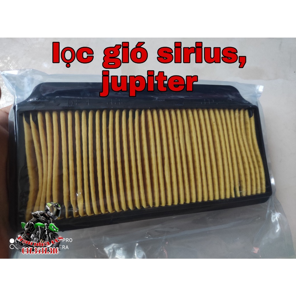 Lọc gió Sirius Jupiter - tiết kiệm xăng, xe vận hành êm ái - lọc gió chất lượng cao