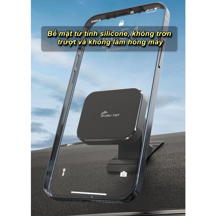 Giá đỡ Iphone từ tính trên ô tô SUMI-TAP cao cấp - Home and Garden