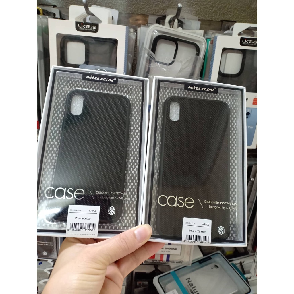 Ốp lưng Nillkin iPhone X/XS Max vải sợi Textured chính hãng