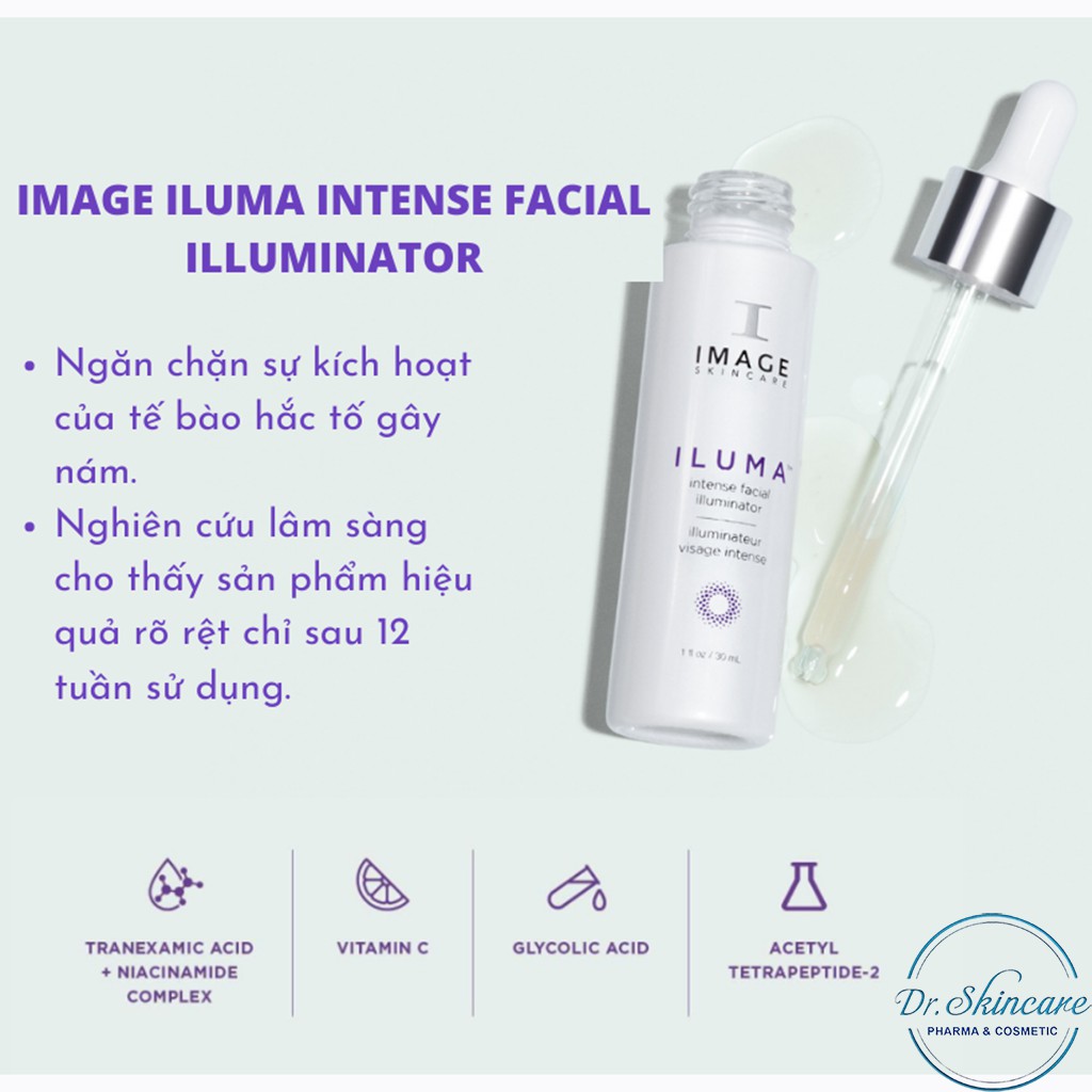 [CHÍNH HÃNG] Image Skincare Iluma Intense Facial Illuminator 30ml – Serum Sáng Da, Hỗ Trợ Mờ Thâm Nám Cấp Tốc