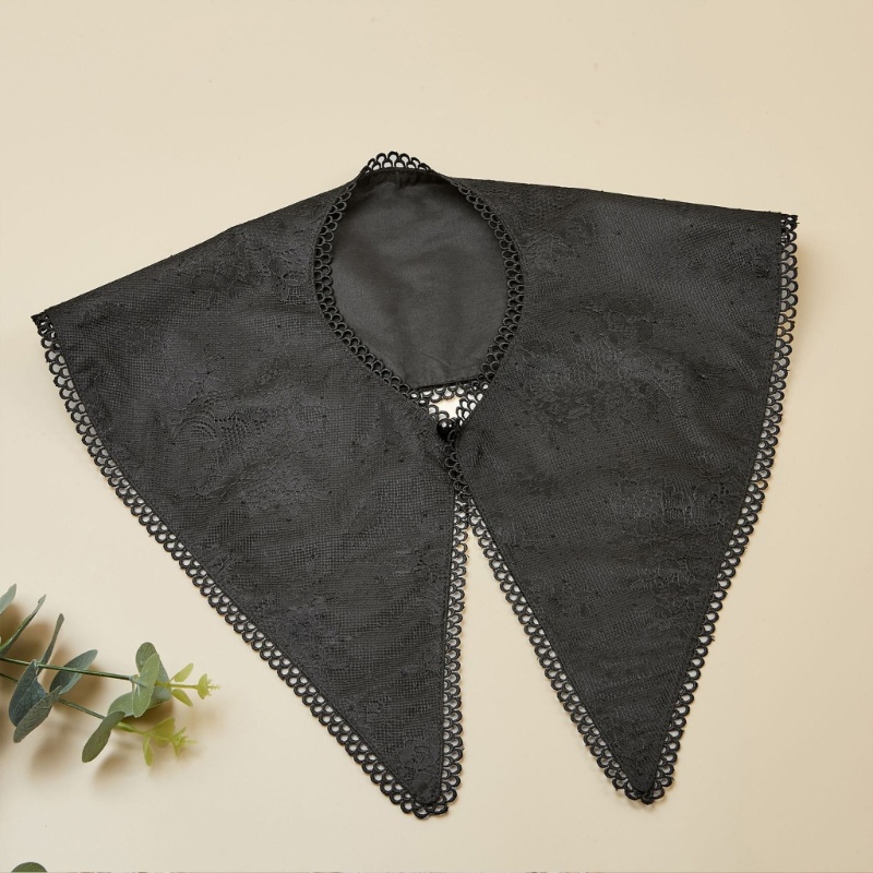 Cổ Áo Cardigan Len Giả Trang Trí Dễ Thương