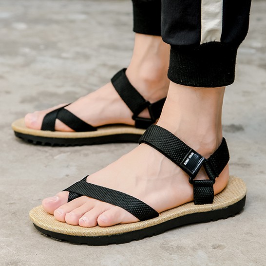 Giày Sandal Vải Lanh Size 35-44 Thời Trang Cho Cặp Đôi