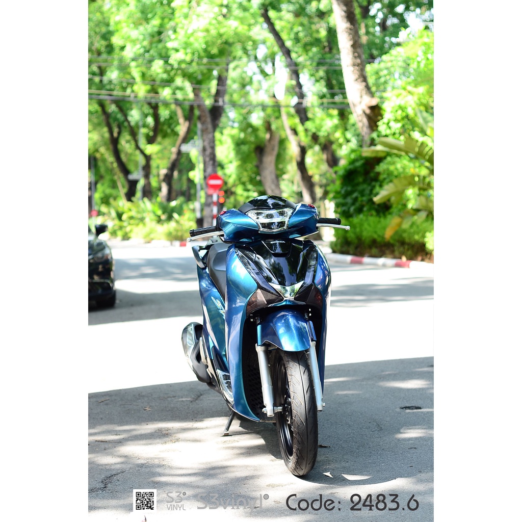 Decal-xe-máy-xanh-cổ-vịt