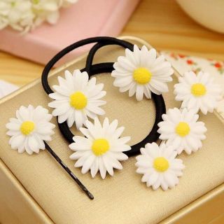 Cột  tóc hoa cúc họa mi