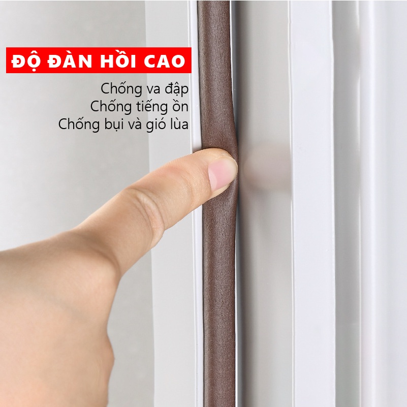 Gioăng dán khung cửa cao su. Gioăng chữ D E I chống bụi, chống côn trùng, cách âm - AZ Store